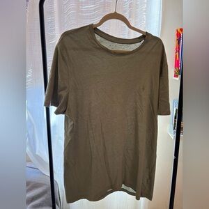 All Saints Khaki Short Sleeve Tee